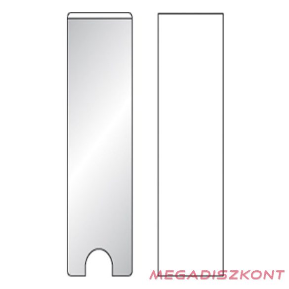 Címketartó tok DJOIS öntapadós gerincjelölő betétlappal 25x102 mm 12 darabos