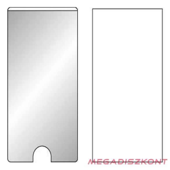 Címketartó tok DJOIS öntapadós gerincjelölő betétlappal 55x150 mm 6 darabos