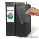 Címketartó tok DJOIS öntapadós gerincjelölő betétlappal 62x150 mm 6 darabos