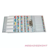 Regiszter ESSELTE Mylar A/4 laminált karton Jan-Dec