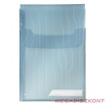 Lefűzhető genotherm LEITZ CombiFile Jumbo A/4 200 mikron füles kék 3 darabos