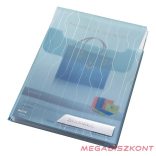Lefűzhető genotherm LEITZ CombiFile Jumbo A/4 200 mikron füles kék 3 darabos