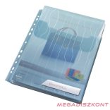 Lefűzhető genotherm LEITZ CombiFile Jumbo A/4 200 mikron füles kék 3 darabos