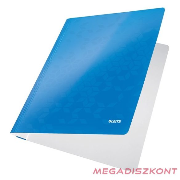 Gyorsfűző LEITZ Wow A/4 laminált karton kék