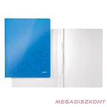 Gyorsfűző LEITZ Wow A/4 laminált karton kék