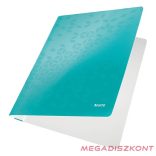 Gyorsfűző LEITZ Wow A/4 laminált karton jégkék