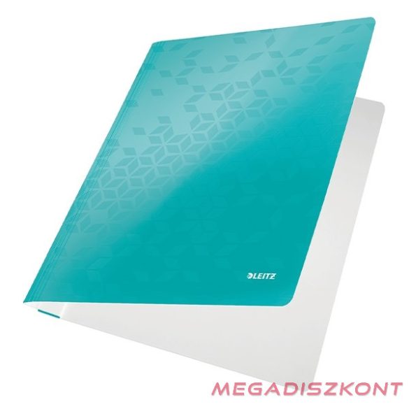 Gyorsfűző LEITZ Wow A/4 laminált karton jégkék