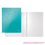 Gyorsfűző LEITZ Wow A/4 laminált karton jégkék