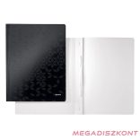 Gyorsfűző LEITZ Wow A/4 laminált karton fekete