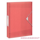 Gumis mappa ESSELTE Colour Breeze PP Jumbo A/4 25mm korall