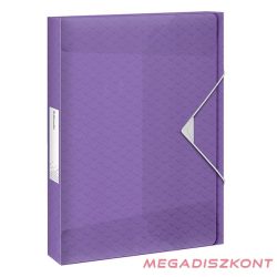   Gumis mappa ESSELTE Colour Breeze PP Jumbo Plus A/4 40mm levendula
