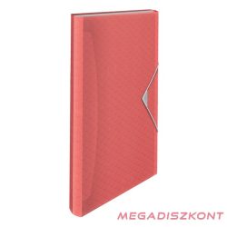 Harmonika mappa ESSELTE Colour Breeze A/4 6 rekeszes korall