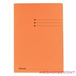 Iratgyűjtő ESSELTE A/4 3 pólyás karton 275 g narancs