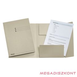 Iratgyűjtő ESSELTE A/4 3 pólyás karton 275 g szürke