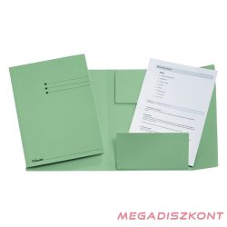   Iratgyűjtő ESSELTE A/4 3 pólyás karton 275 g világoszöld
