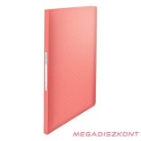 Iratvédő mappa ESSELTE Colour Breeze A/4 60 zsebes korall