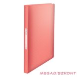 Iratvédő mappa ESSELTE Colour Breeze A/4 80 zsebes korall