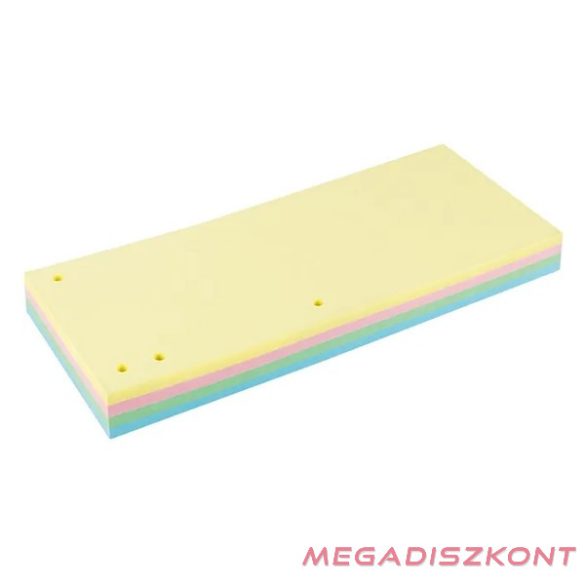 Elválasztócsík GRAND 105x240mm karton pasztell színek 4x25 darabos