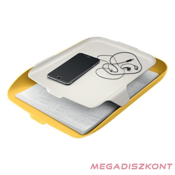 Irattartó tálca rendező tálcával LEITZ  Cosy meleg sárga