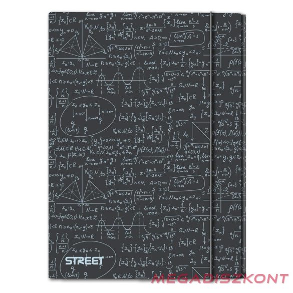 Gumis mappa STREET A/4 1 cm gerincvastag Math