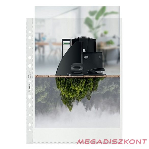 Lefűzhető genotherm LEITZ Recycle A/4 maxi 100 mikron narancsos 25 darabos