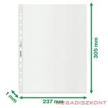 Lefűzhető genotherm LEITZ Recycle A/4 maxi 100 mikron narancsos 25 darabos