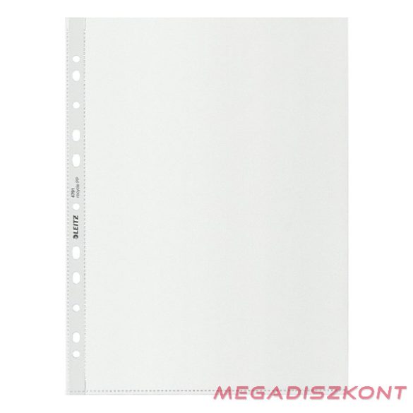 Lefűzhető genotherm LEITZ Recycle A/4 100 mikron narancsos 25 darabos