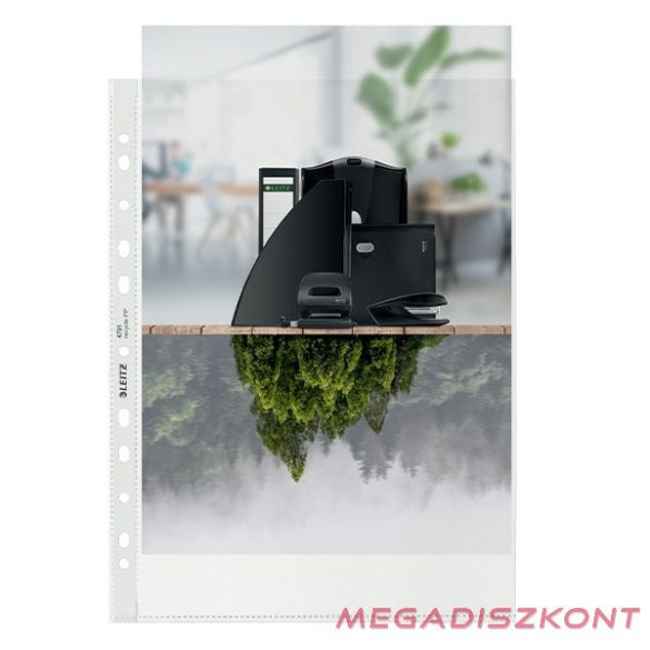 Lefűzhető genotherm LEITZ Recycle A/4 100 mikron narancsos 25 darabos