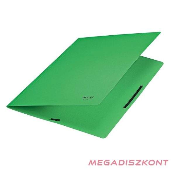 Gumis mappa LEITZ Recycle karton A/4 zöld