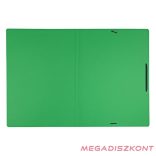 Gumis mappa LEITZ Recycle karton A/4 zöld