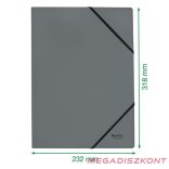 Gumis mappa LEITZ Recycle karton A/4 zöld