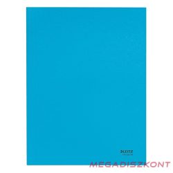 Iratgyűjtő LEITZ Recycle  A/4 3 pólyás karton kék