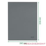 Iratgyűjtő LEITZ Recycle  A/4 3 pólyás karton kék