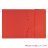 Iratgyűjtő LEITZ Recycle  A/4 3 pólyás karton piros