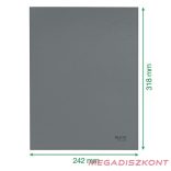 Iratgyűjtő LEITZ Recycle  A/4 3 pólyás karton piros