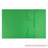 Iratgyűjtő LEITZ Recycle  A/4 3 pólyás karton zöld