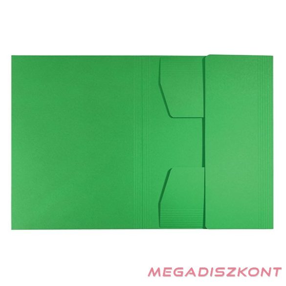Iratgyűjtő LEITZ Recycle  A/4 3 pólyás karton zöld