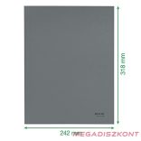 Iratgyűjtő LEITZ Recycle  A/4 3 pólyás karton zöld