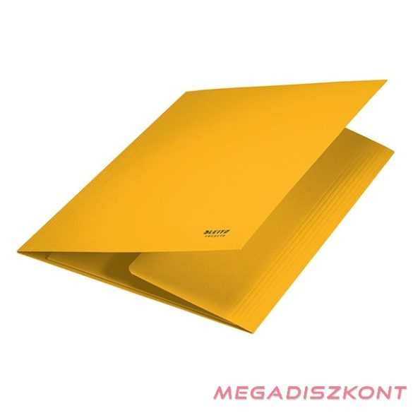 Iratgyűjtő LEITZ Recycle  A/4 3 pólyás karton sárga