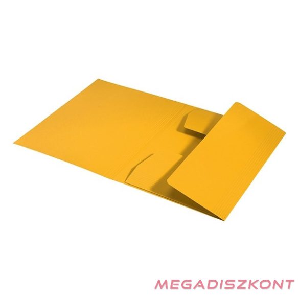 Iratgyűjtő LEITZ Recycle  A/4 3 pólyás karton sárga