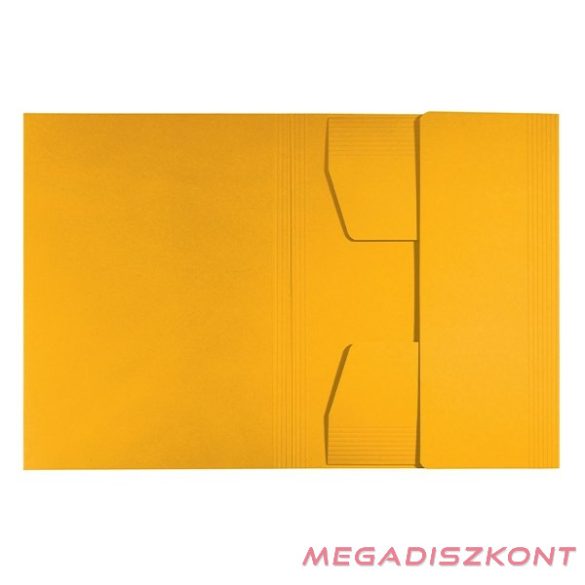 Iratgyűjtő LEITZ Recycle  A/4 3 pólyás karton sárga