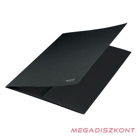 Iratgyűjtő LEITZ Recycle  A/4 3 pólyás karton fekete