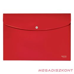 Irattasak LEITZ Recycle A/4 PP patentos piros