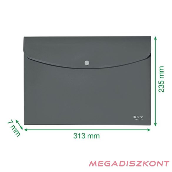 Irattasak LEITZ Recycle A/4 PP patentos piros