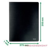 Gyorsfűző LEITZ Recycle  A/4  karton fekete