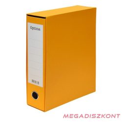 Iratrendező tokos OPTIMA A/4 80mm sárga