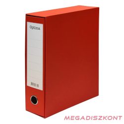 Iratrendező tokos OPTIMA A/4 80mm piros