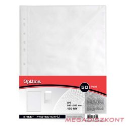   Lefűzhető genotherm OPTIMA A/4 130 mikron víztiszta 50 darabos