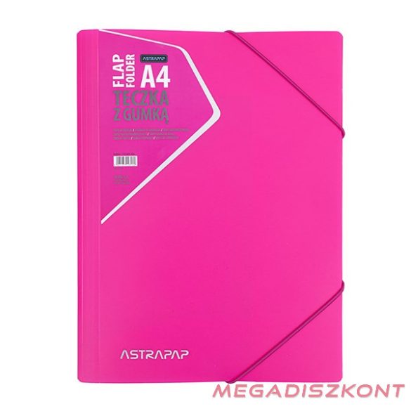 Gumis mappa ASTRA PP neonline A/4 vegyes színekben