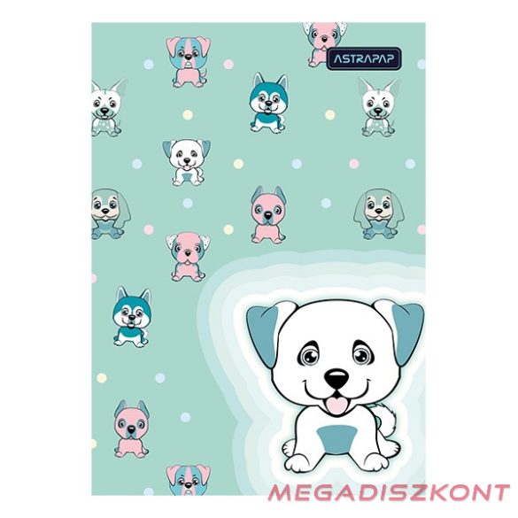 Gumis mappa ASTRA karton pasztelline A/4 animals